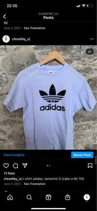 t-shirt desportivas adidas