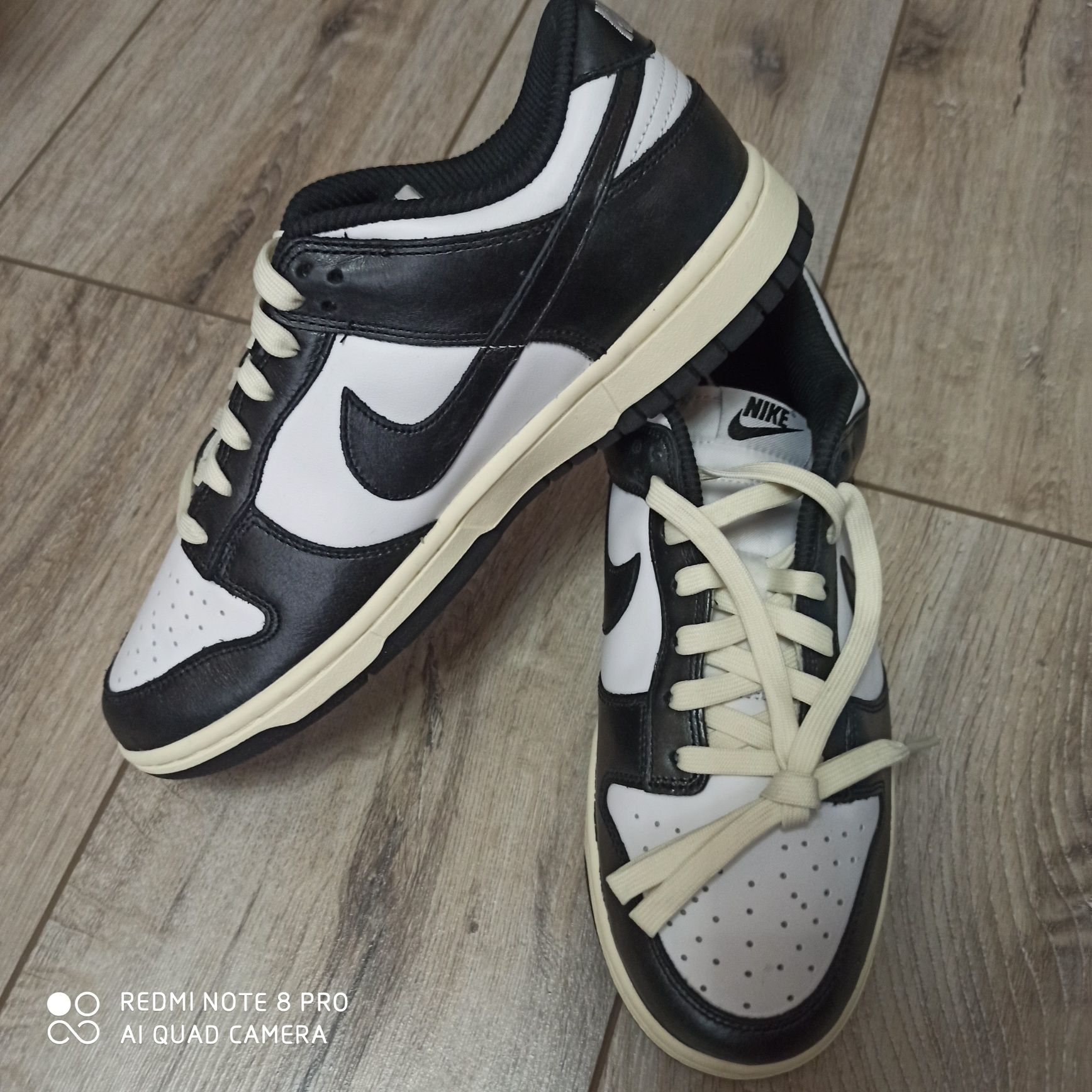 Оригінальні жіночі кросівки Nike Dunk Low Premium "Vintage Panda"(FQ88