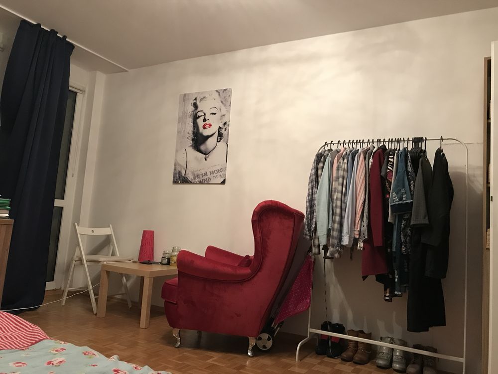 Pokój (20m2) z balkonem w dwupokojowym mieszkaniu!