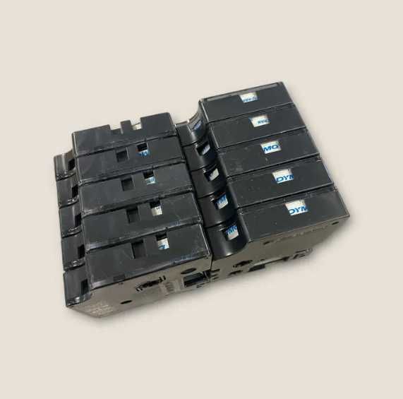 Taśma do DYMO D1 12mm/7m czarna/biały- 5x