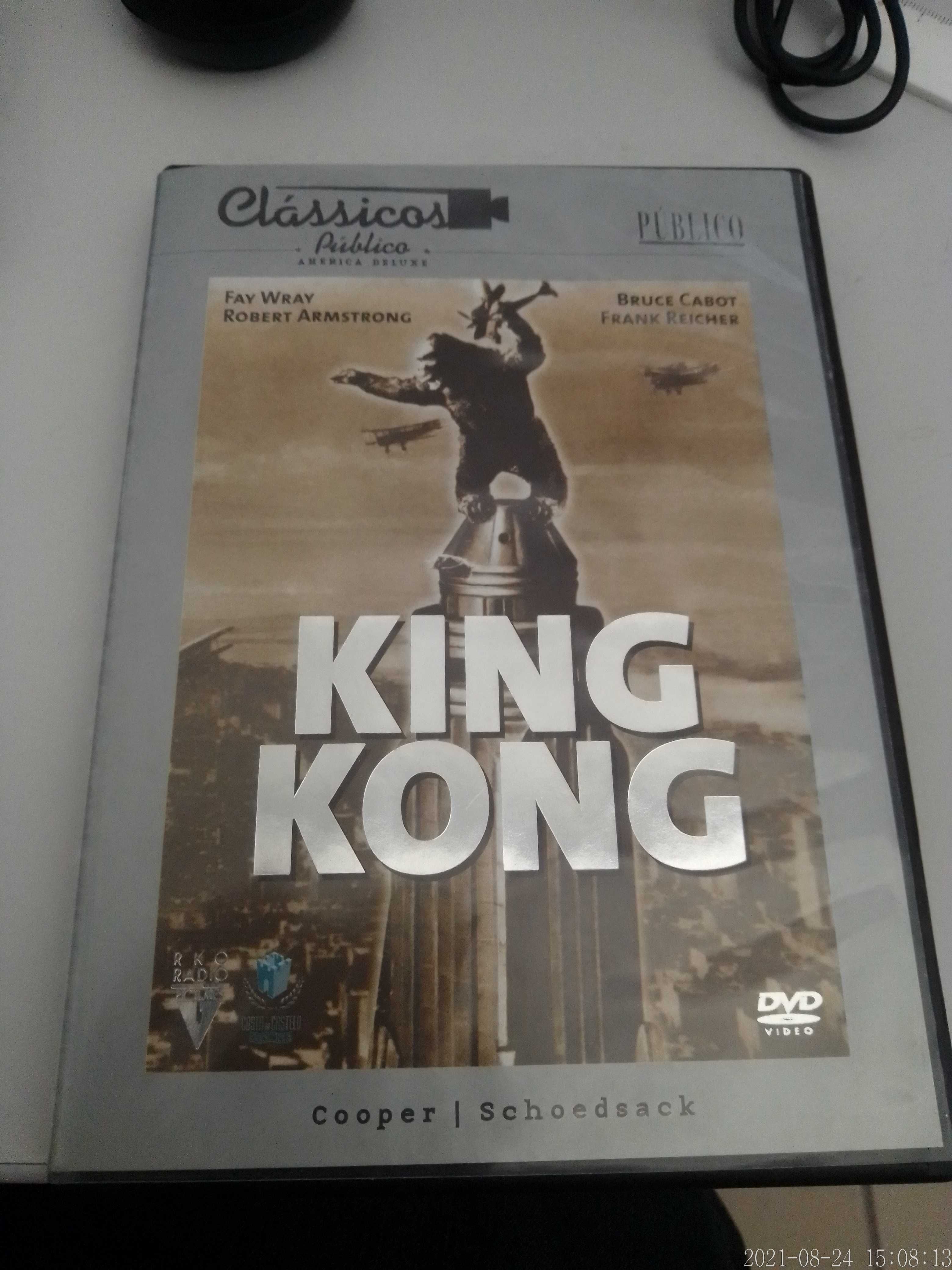 Dvd KING KONG Filme de 1933 Fay Wray Merian C Cooper Ernest Schoedsack