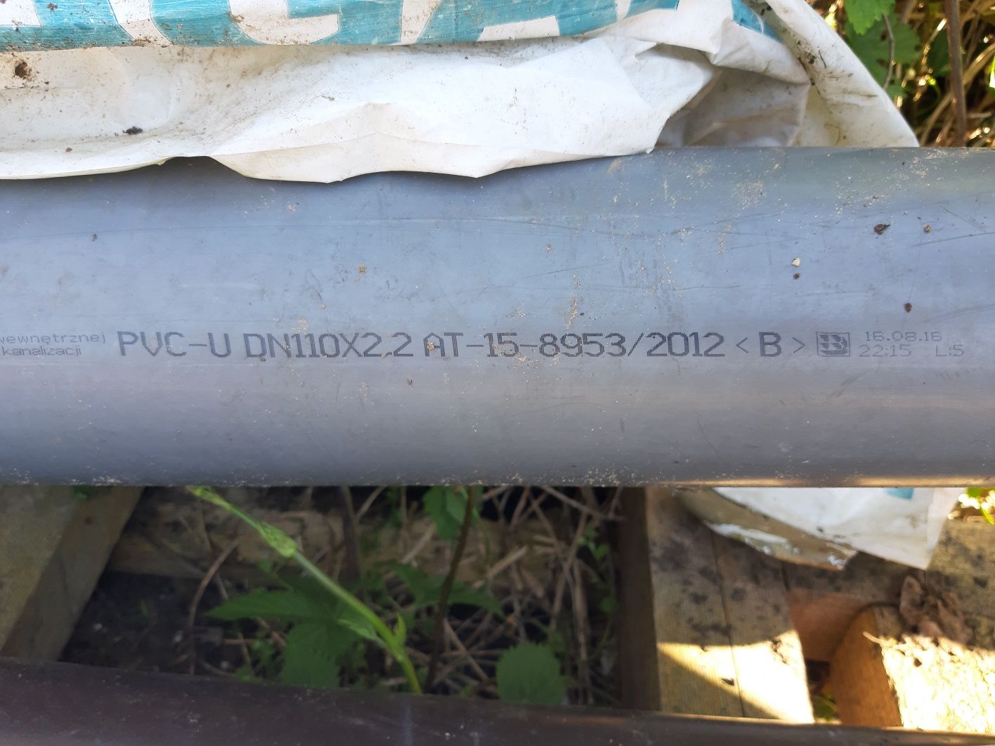 Rura kanalizacyjna 110x2,2 DN110x2,2 AT-15-8853