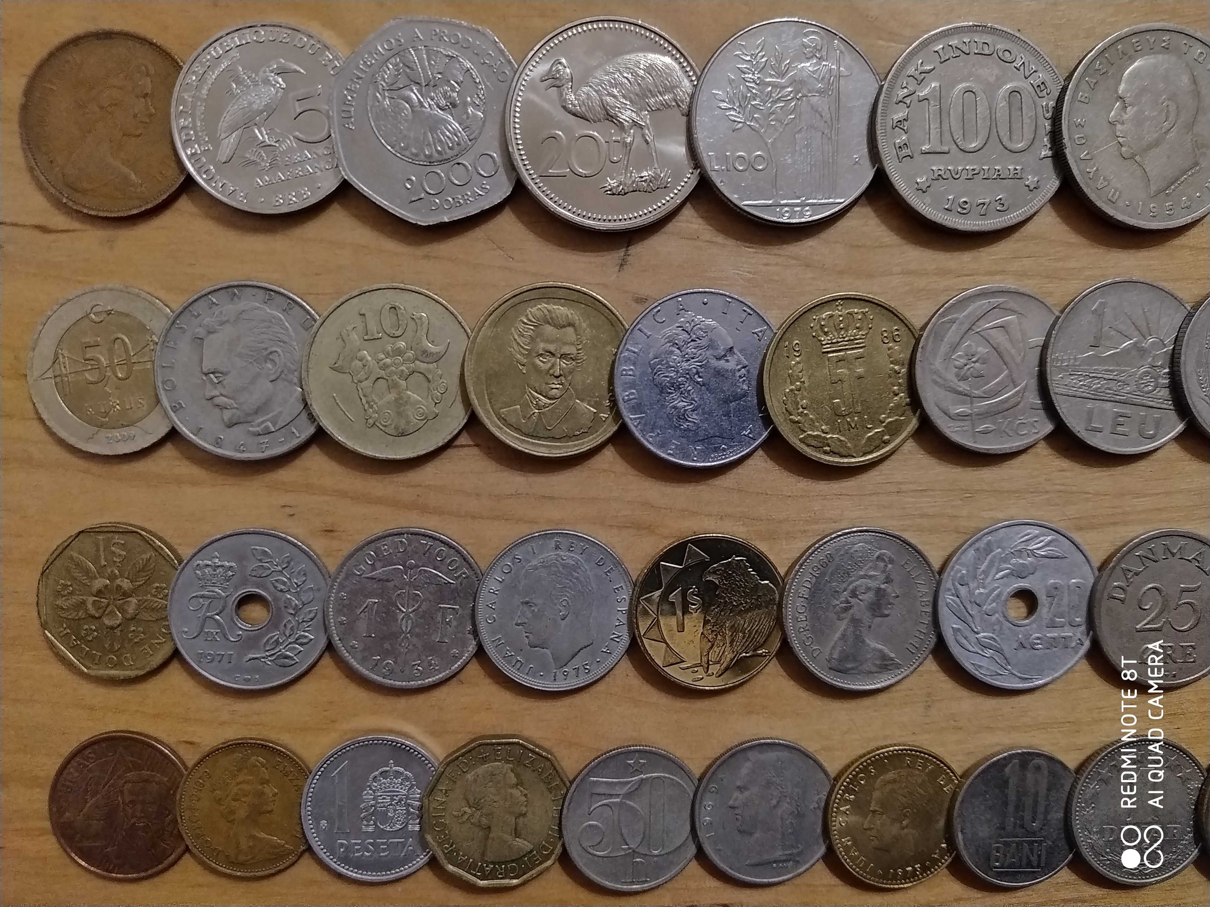 Монеты мира все континенты 100 шт без повторов №10