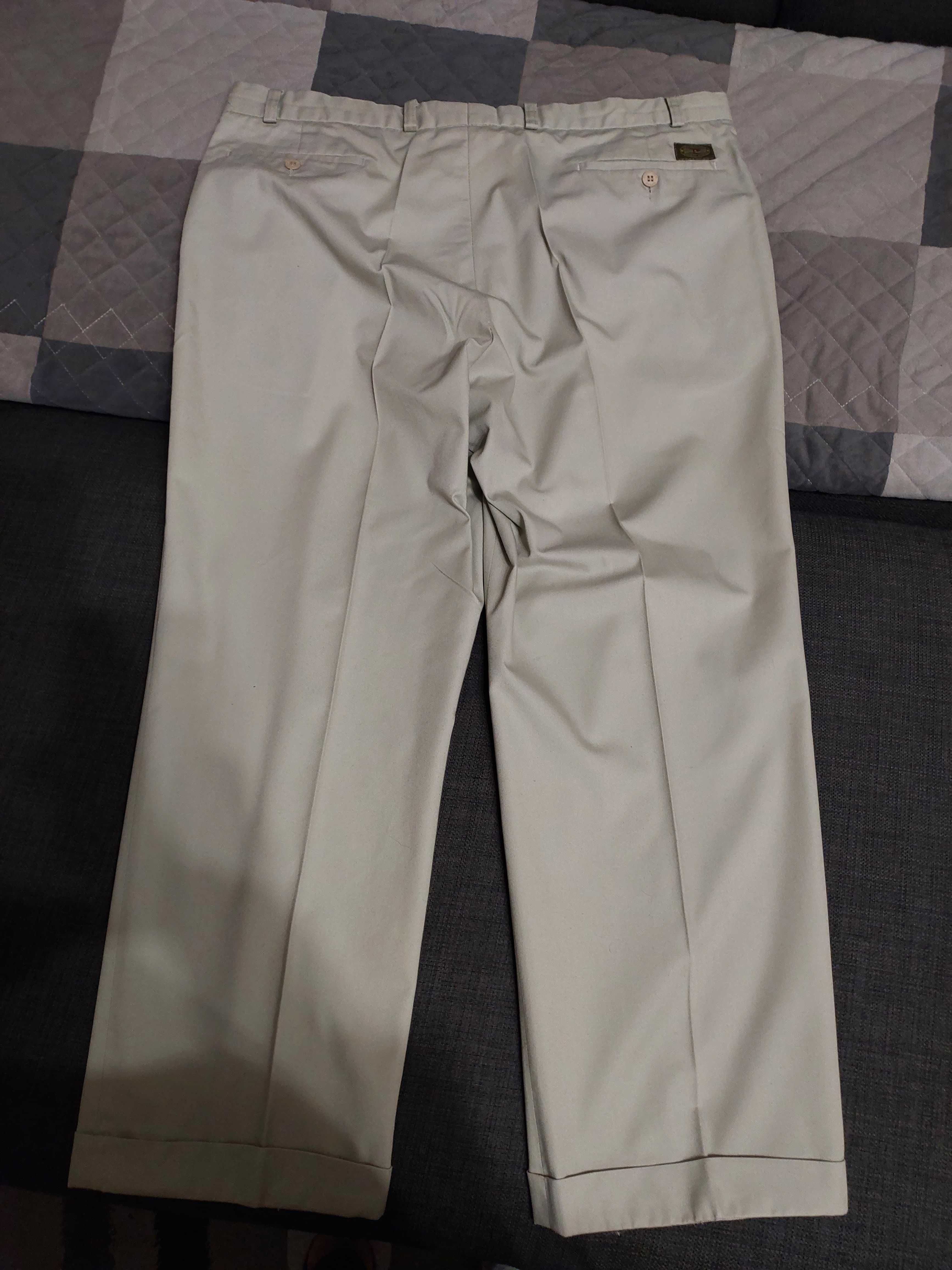 Spodnie męskie garniturowe duże XXL