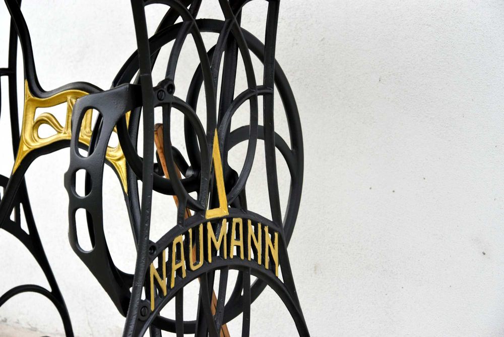 Stolik maszyna do szycia BLAT DREWNIANY  DĘBOWY