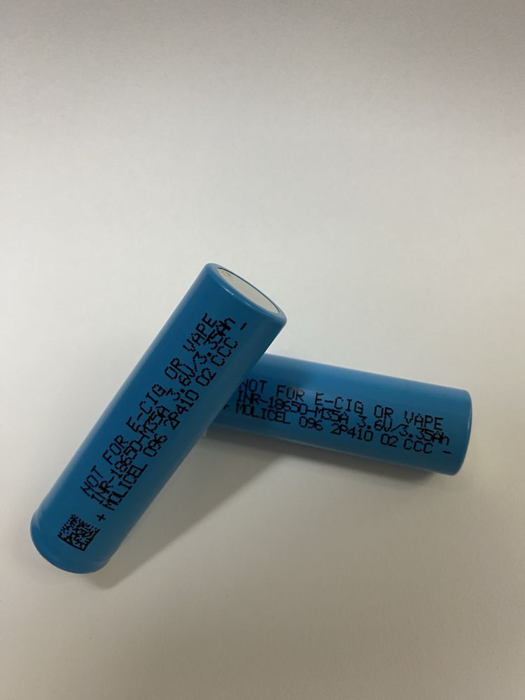 Оригінальні Нові Акумулятори Molicel M35A 18650 10A