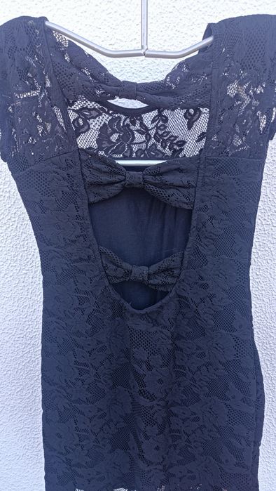 Vestido renda Zara