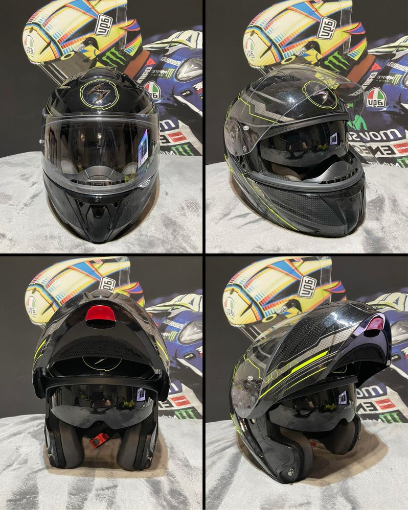 Мотошолом шлем scorpion exo 920 (agv shoei hjc shark arai ruroc)