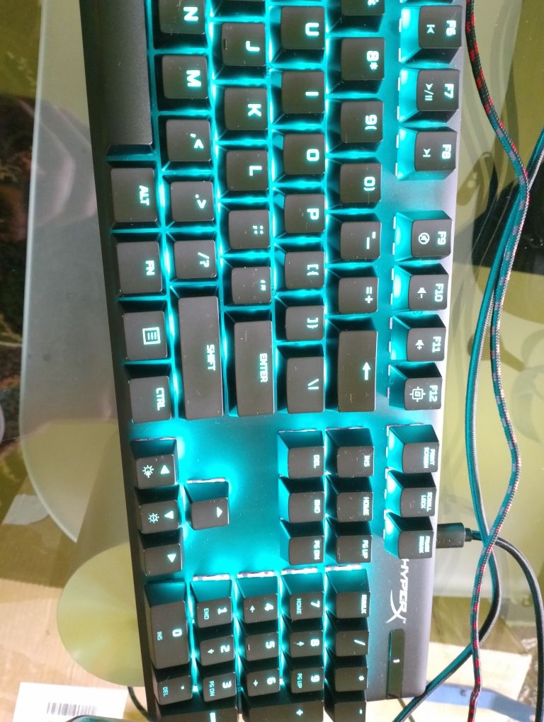 Klawiatura mechaniczna HyperX Alloy Origins Red + myszka