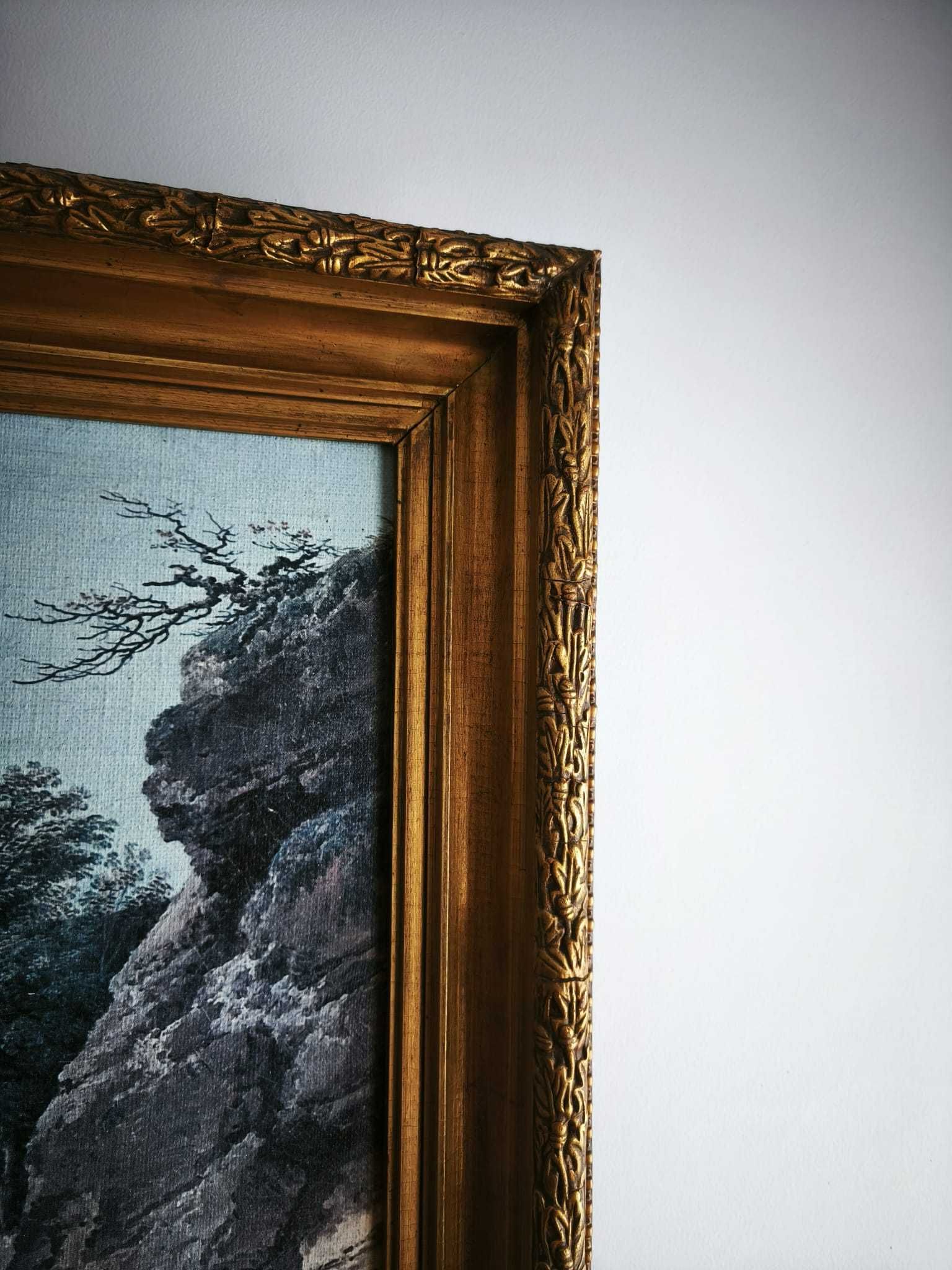 Quadro vintage com moldura