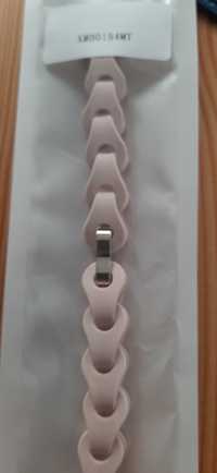 Pasek bransoletka Mi Band 8 różowa / beżowa