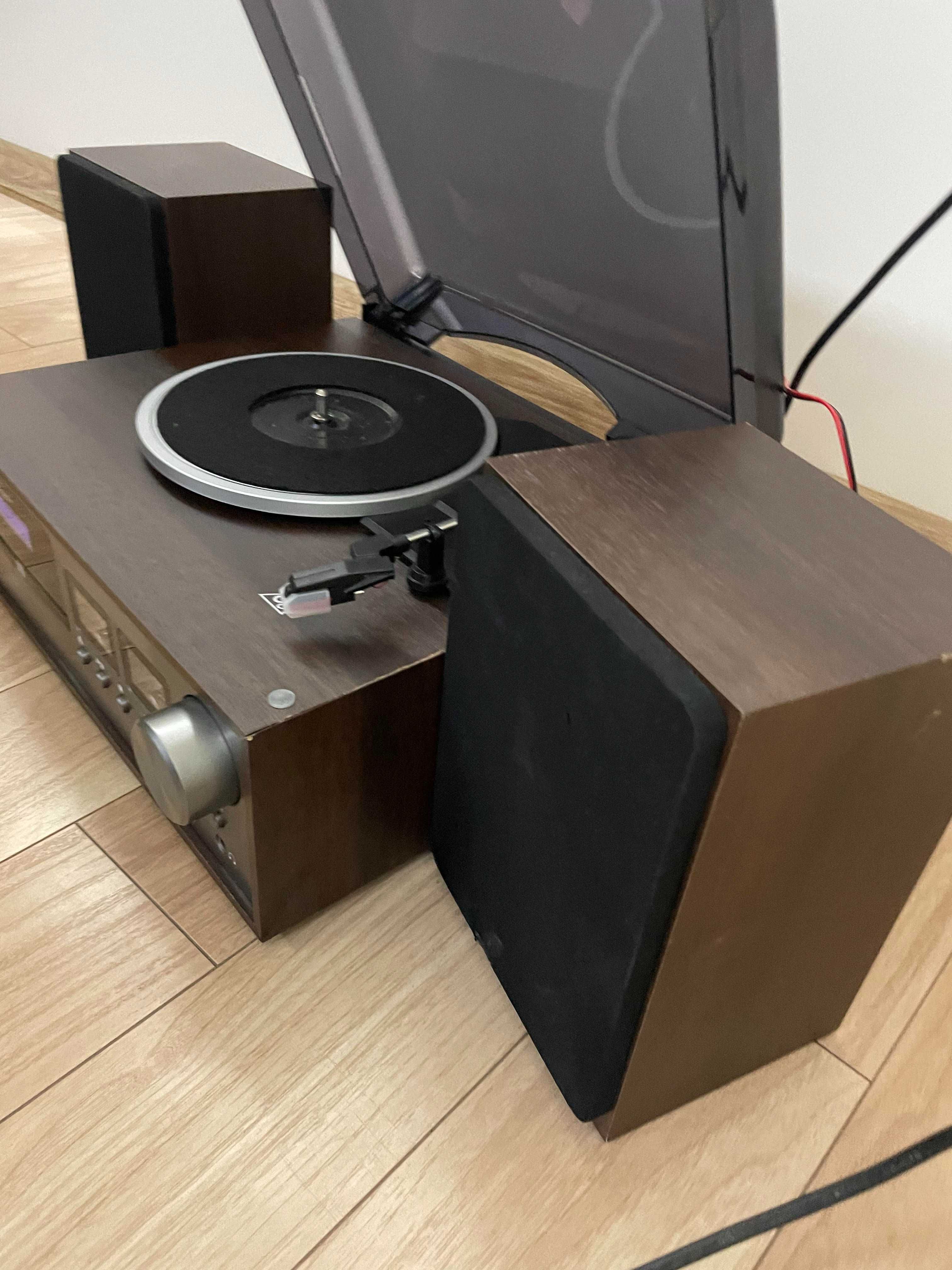 Wieża stereo Auna OXFORD z bluetooth/CD/Gramofonem + 2 głośniki