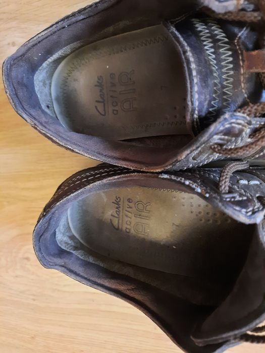 Мужские кожаные туфли Clarks 41 p.