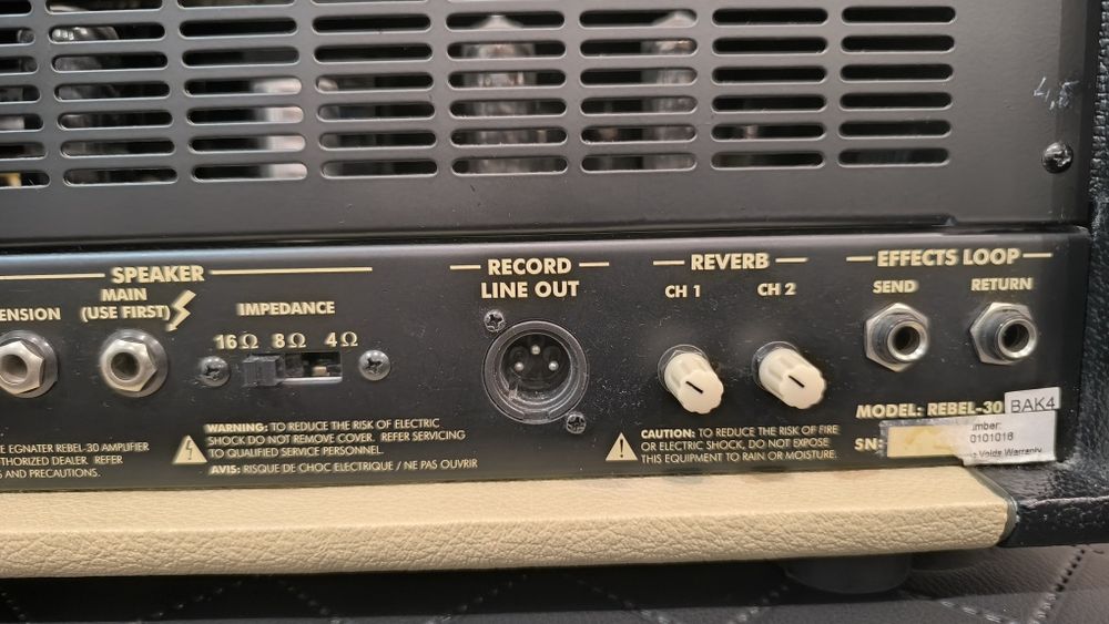 Egnater Rebel 30 - wzmacniacz gitarowy lampowy