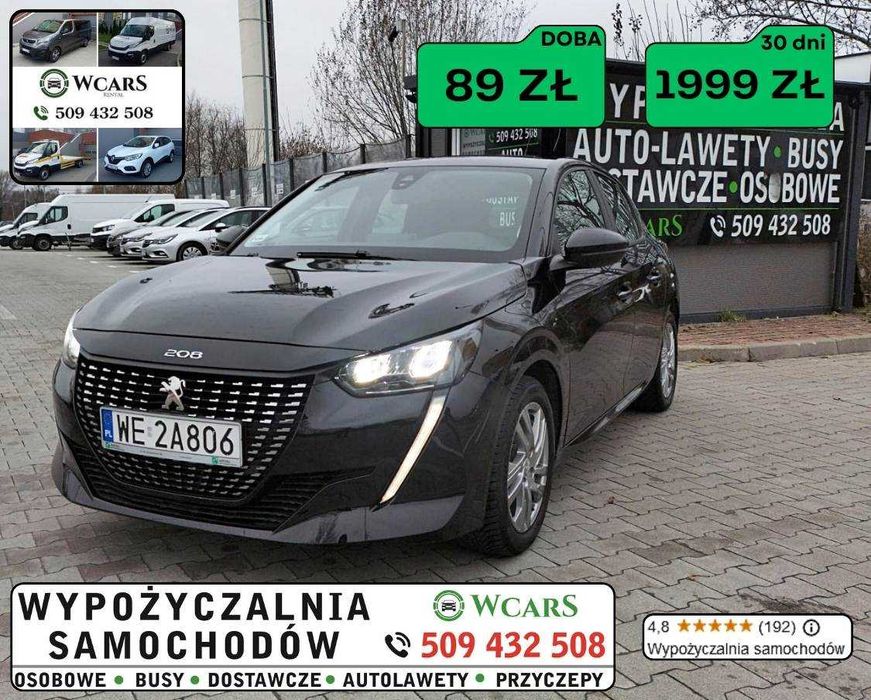 Wypożyczalnia samochodów bus osobowych dostawczych wynajem samochodu