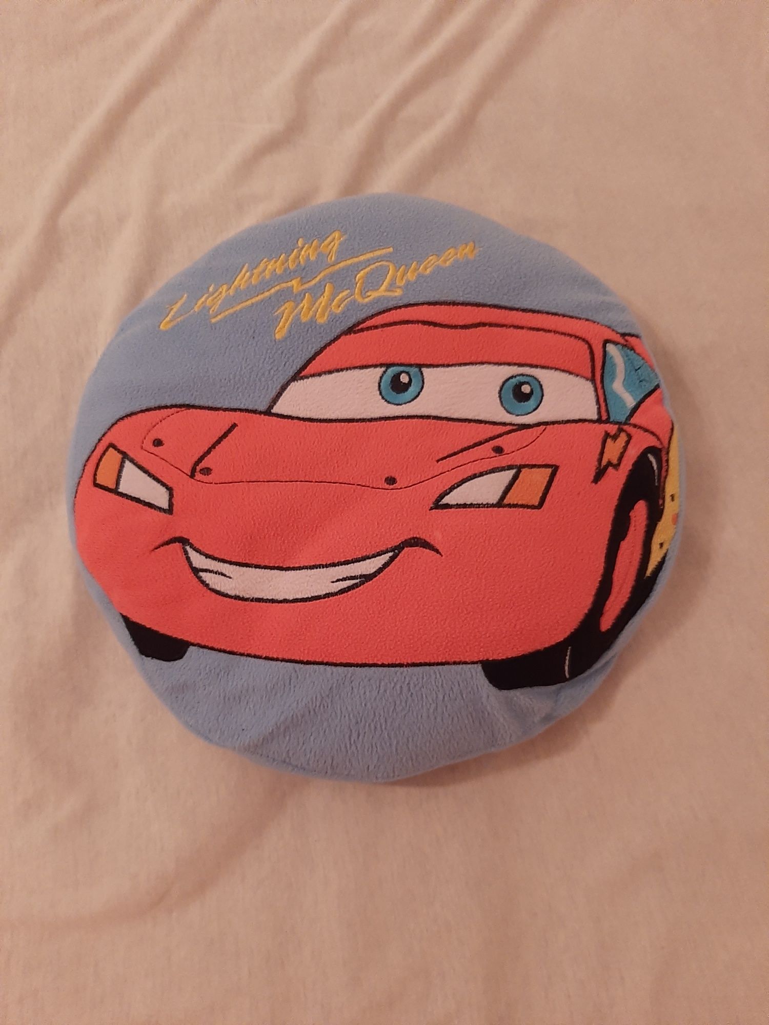 Auta Lightening McQueen poduszka puzzle 9 szt gratis plecak Wu2