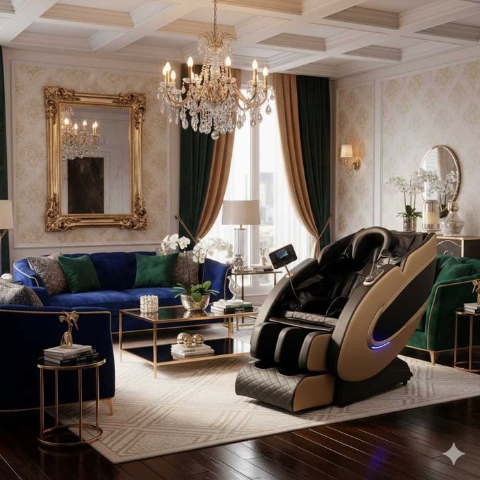 Fotel masujący Gravity Shiatsu do masażu ciała pilot w języku polskim