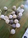 Lampki ozdobne cotton balls 16 LED