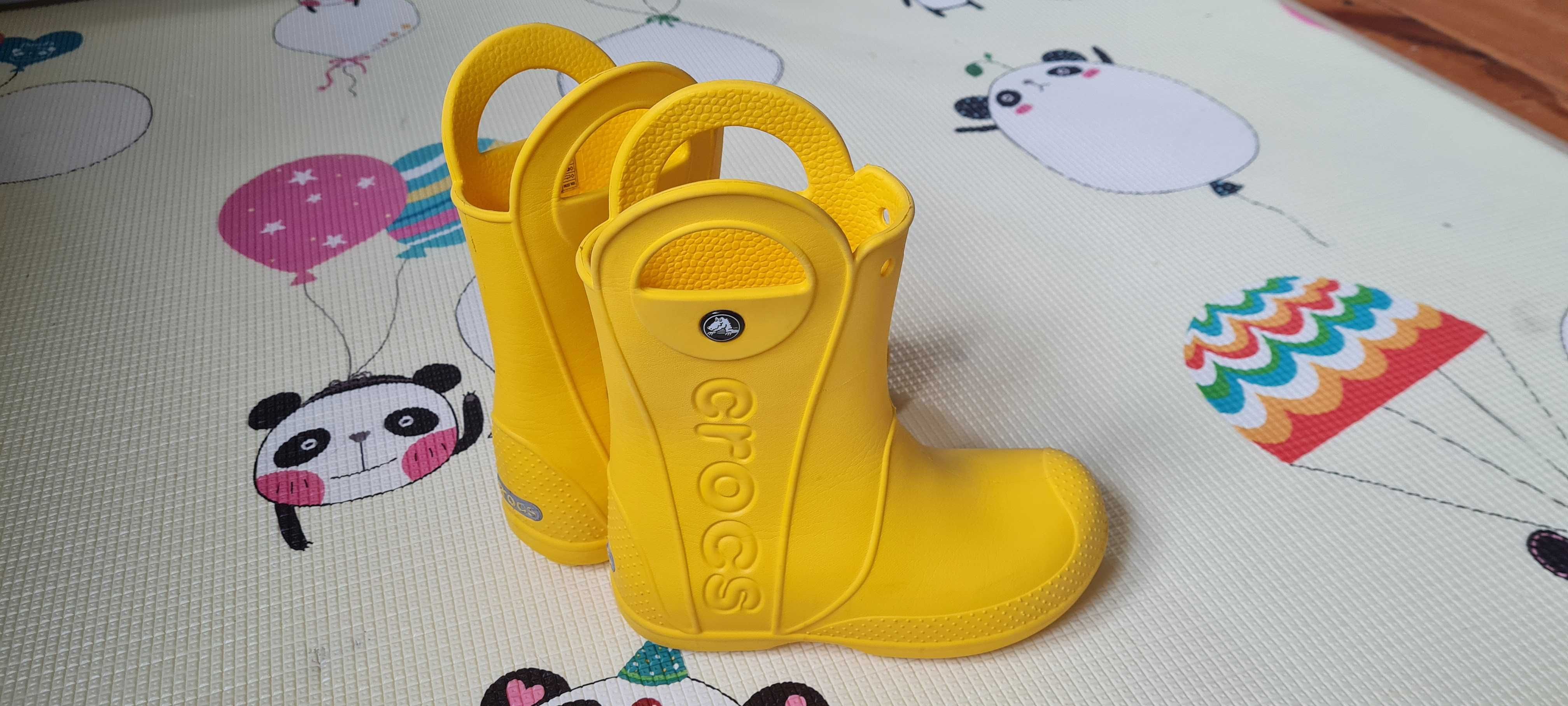 Kalosze crocs  rozm . 29- 30  C12 żółte