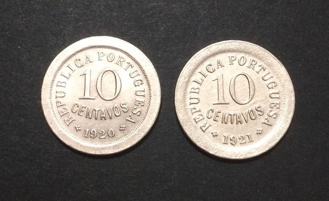 Moedas 10 Centavos 1920/21