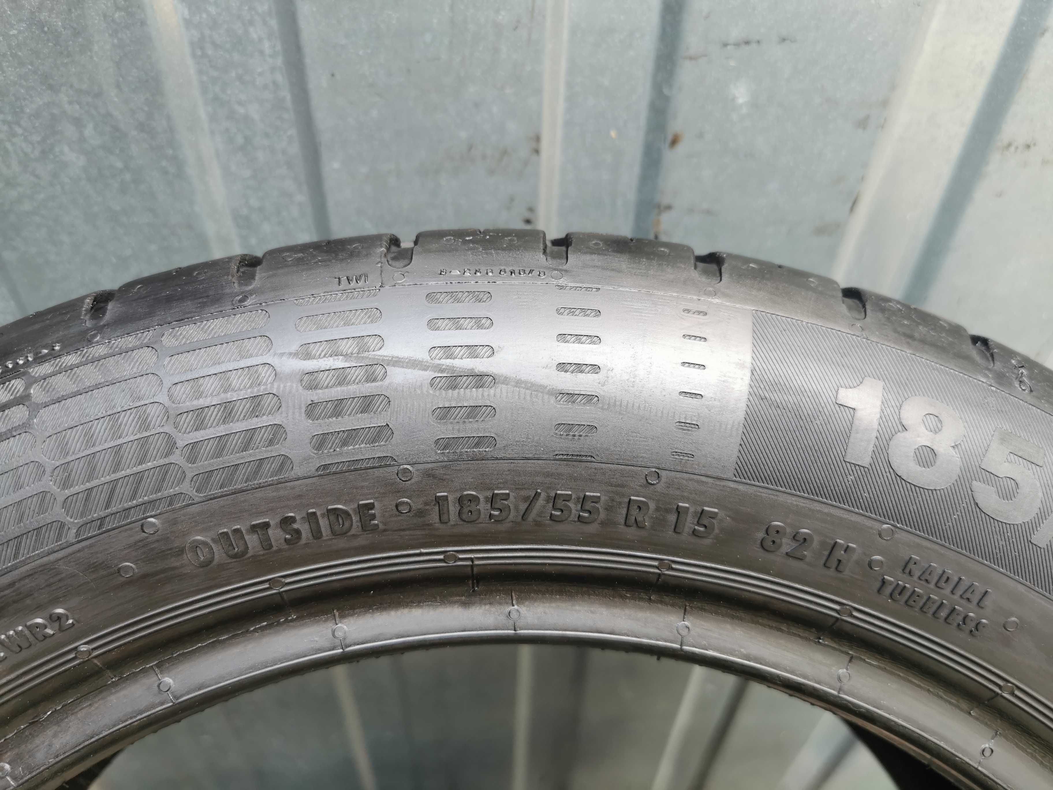 109) Opona - 185/55/15 - Continental - 6mm - 1szt - Letnia