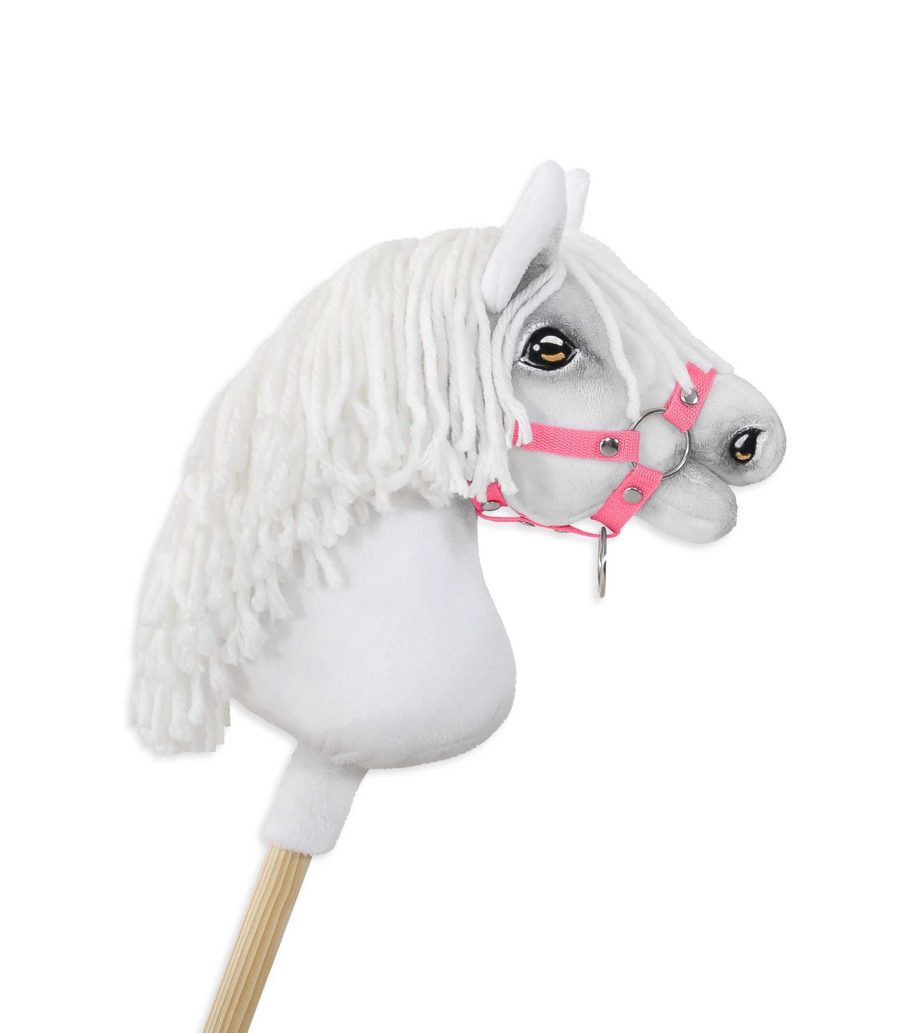 Kantar dla konia Hobby Horse A4 zapinany mały - różowy!