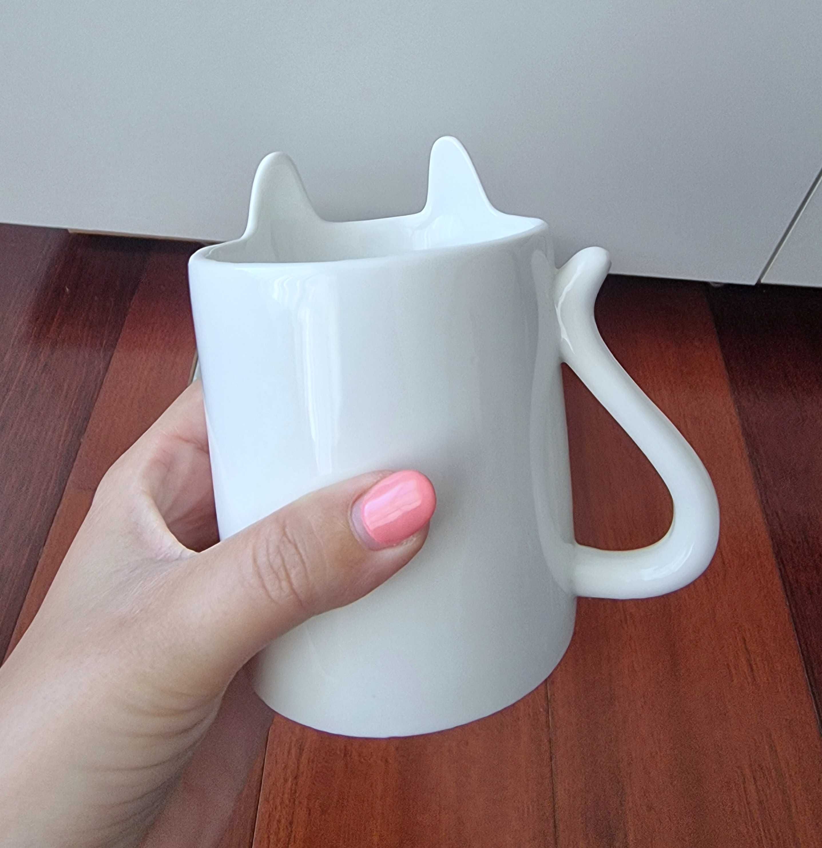 Caneca em formato de gato - nova