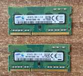 2x Samsung 4gb ddr3 1Rx8 - PC3L - 12800s