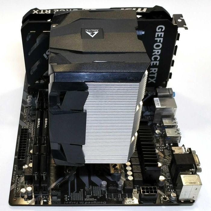 Игровой комплект Ryzen 5 5500, RTX 4060 Ti 8GB, 32GB, GIGABYTE B450M