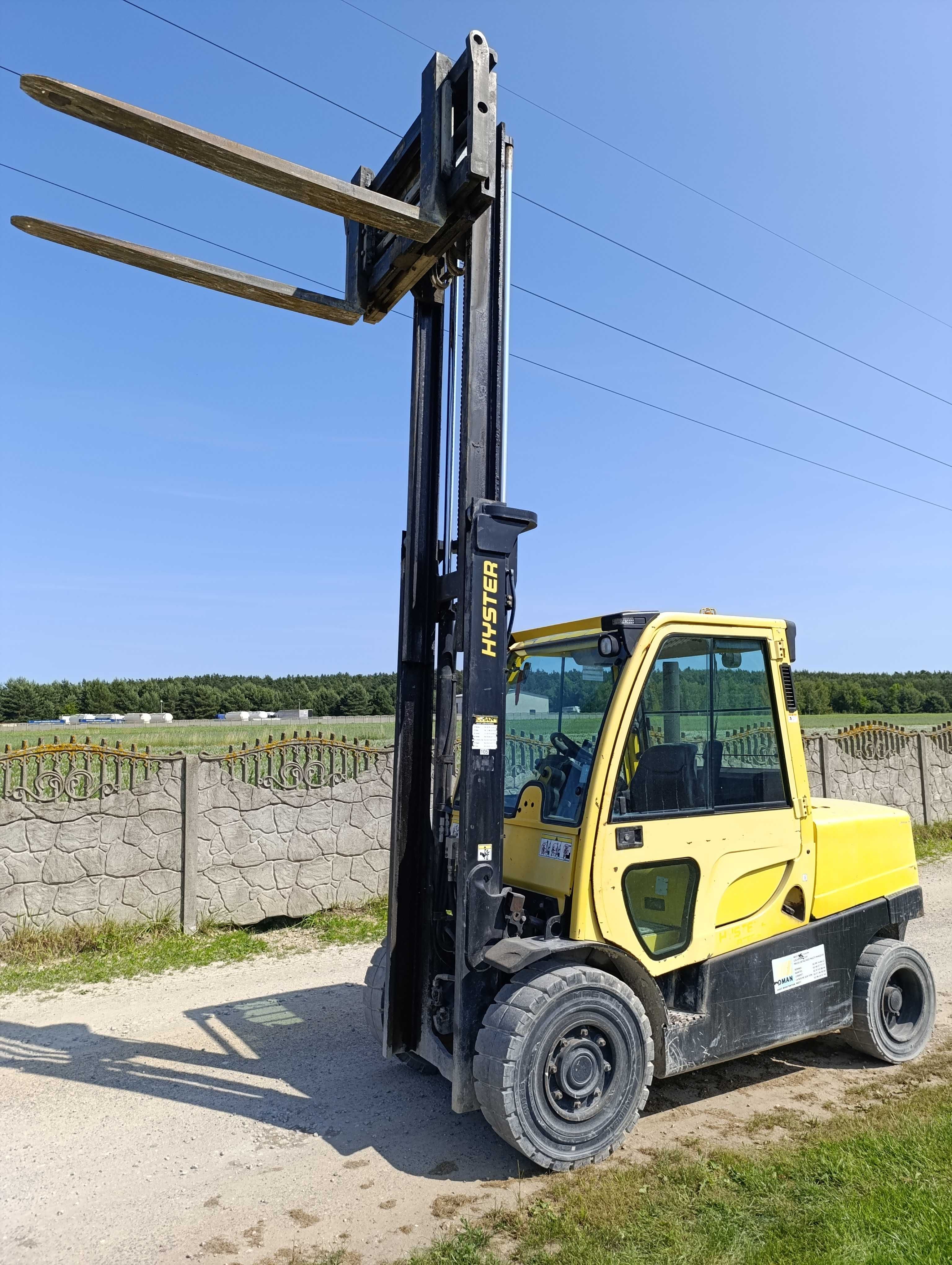 wózek widłowy  Hyster H4.5FT6  udźwig 4 tony diesel  SUPER STAN