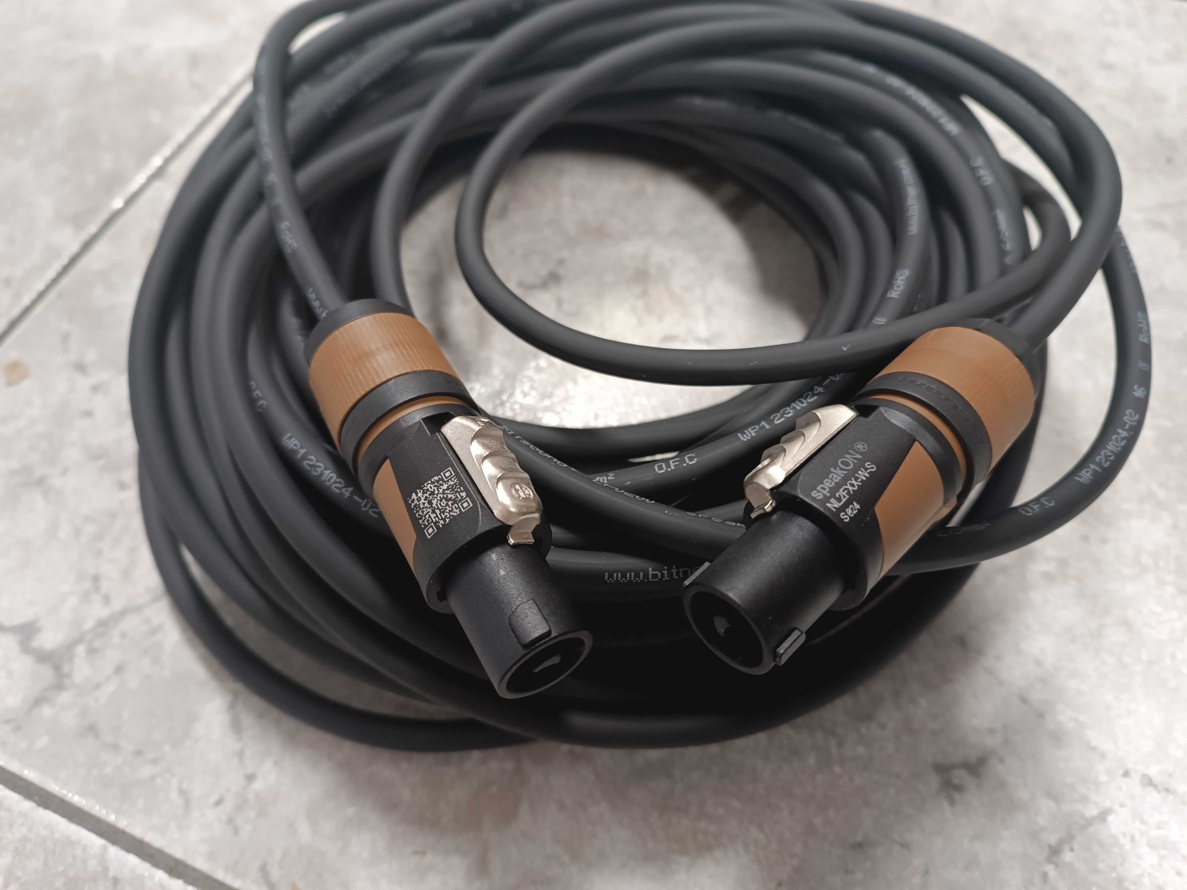 Profesjonalny kabel głośnikowy KLOTZ 2x2,5 SPEAKON Neutrik NL2F 2x 10m