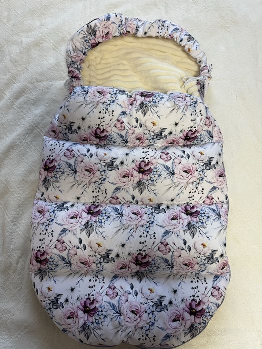 Зимовий конверт у люльку, 0-6міс, довжина 87см