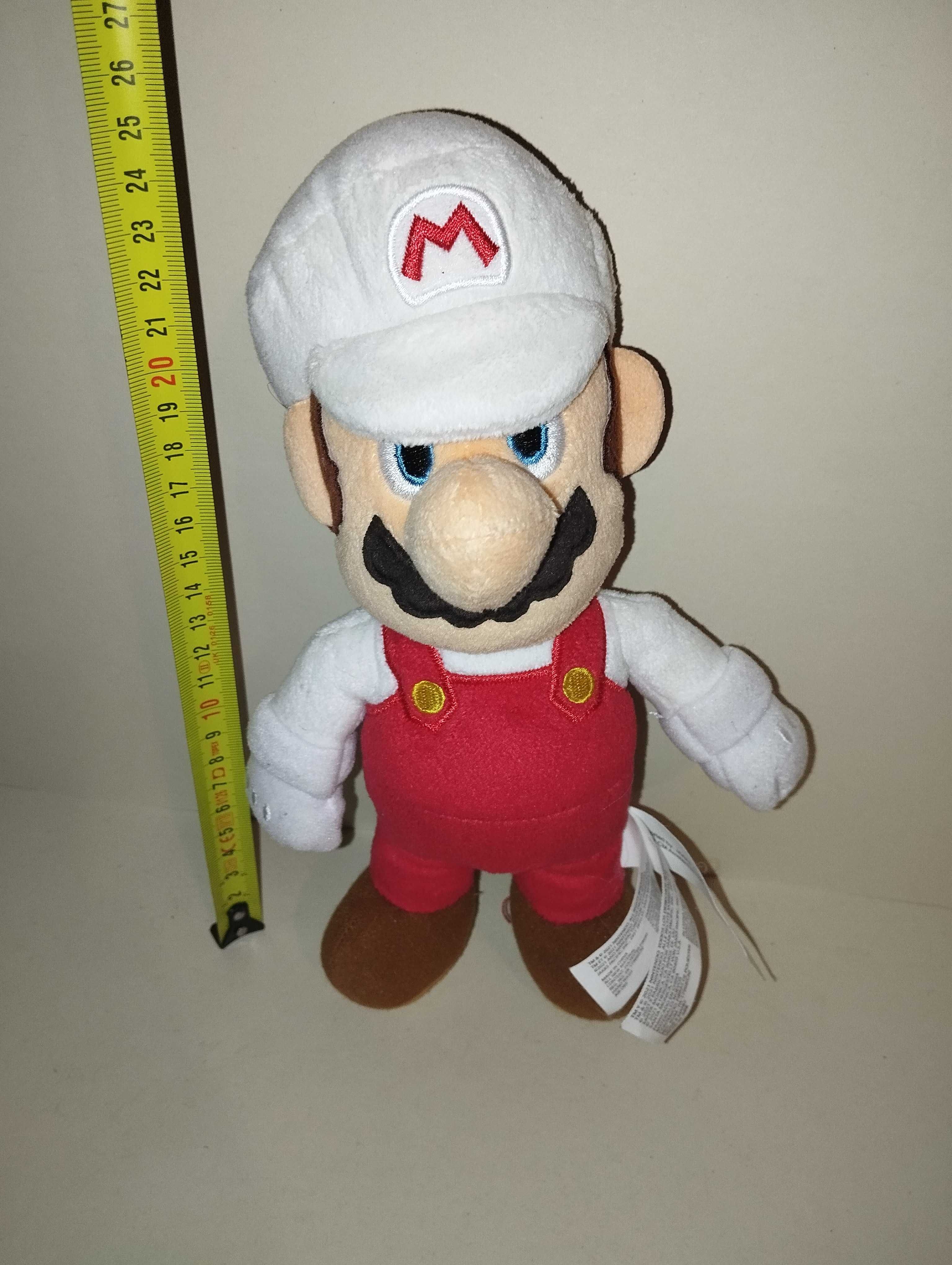 Super Mario white maskotka Nintendo 26cm pluszak biała czapka