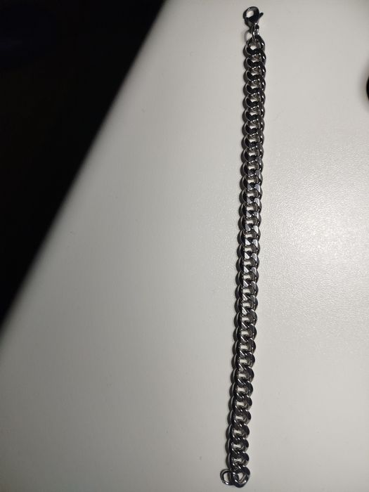 Pulseira aço inoxidável 21cm