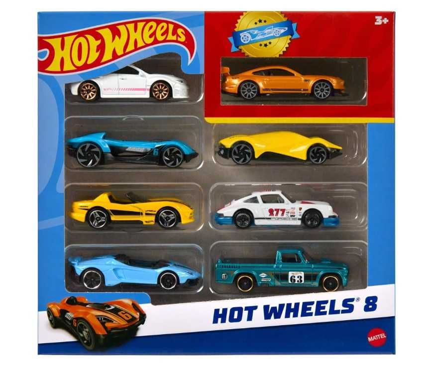 Машинки Hot Wheels набір у масштабі 1:64 по 8 шт або по 20 шт