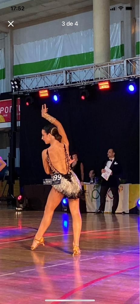 Vestido de dancas de salao
