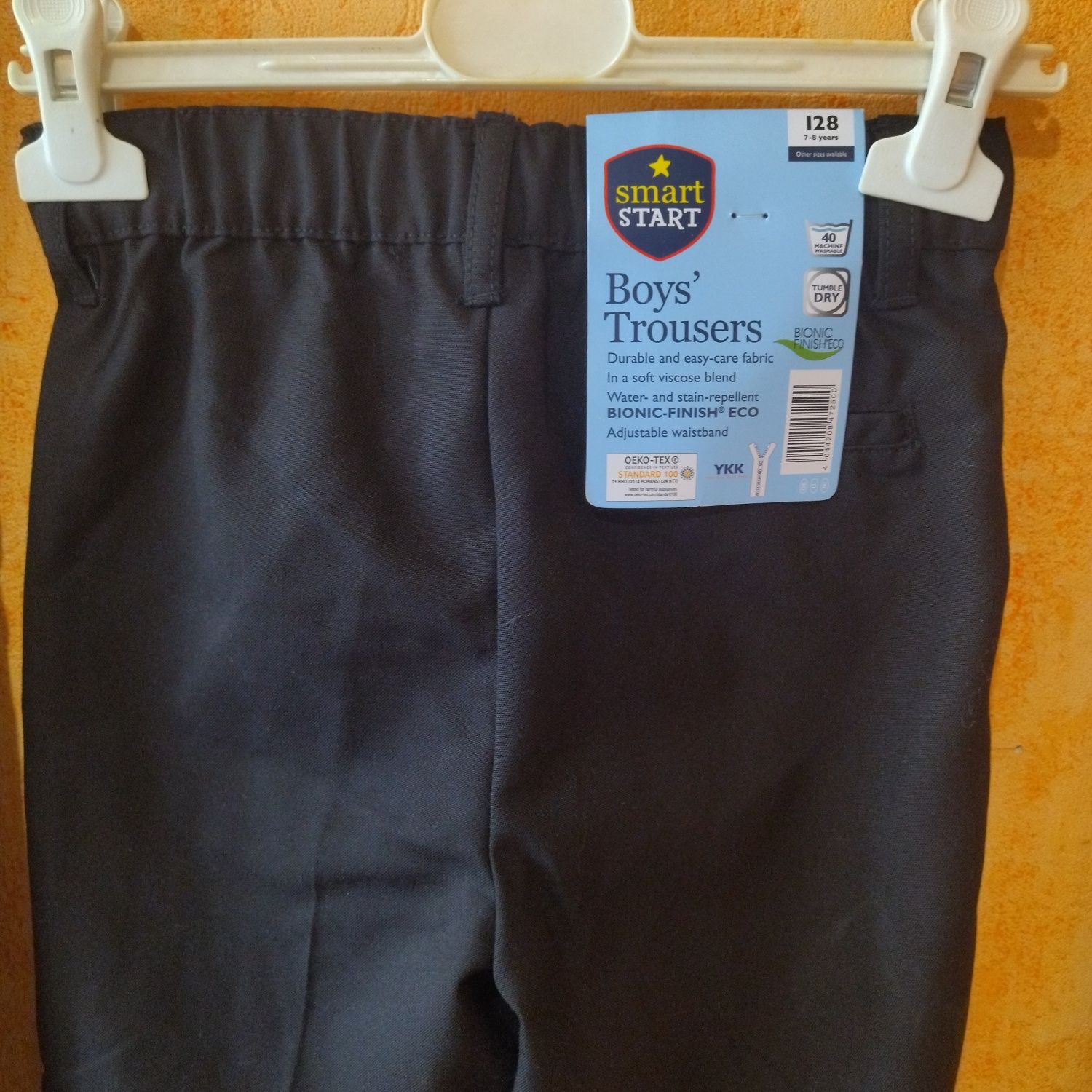Новые!Черные брюки для мальчика р .128