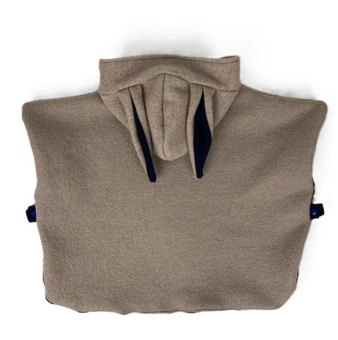 Ponczo  wełniane 1-3 lata  samochodowe 100% wełna parzona wool merino