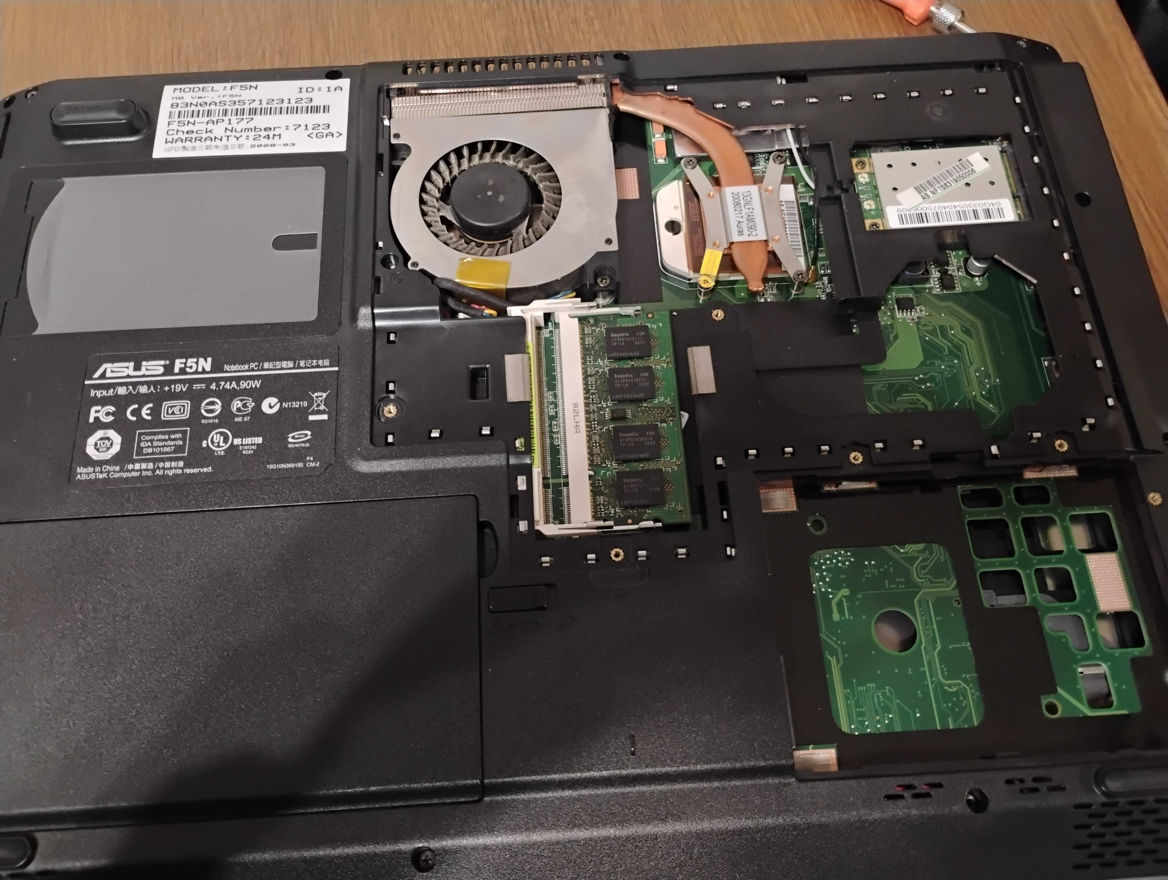 Laptop Asus F5Nseries na części