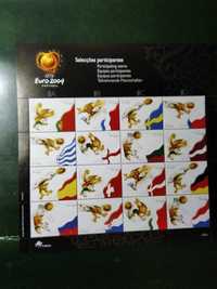 2004 Folha Miniatura UEFA Euro 2004 MNH **