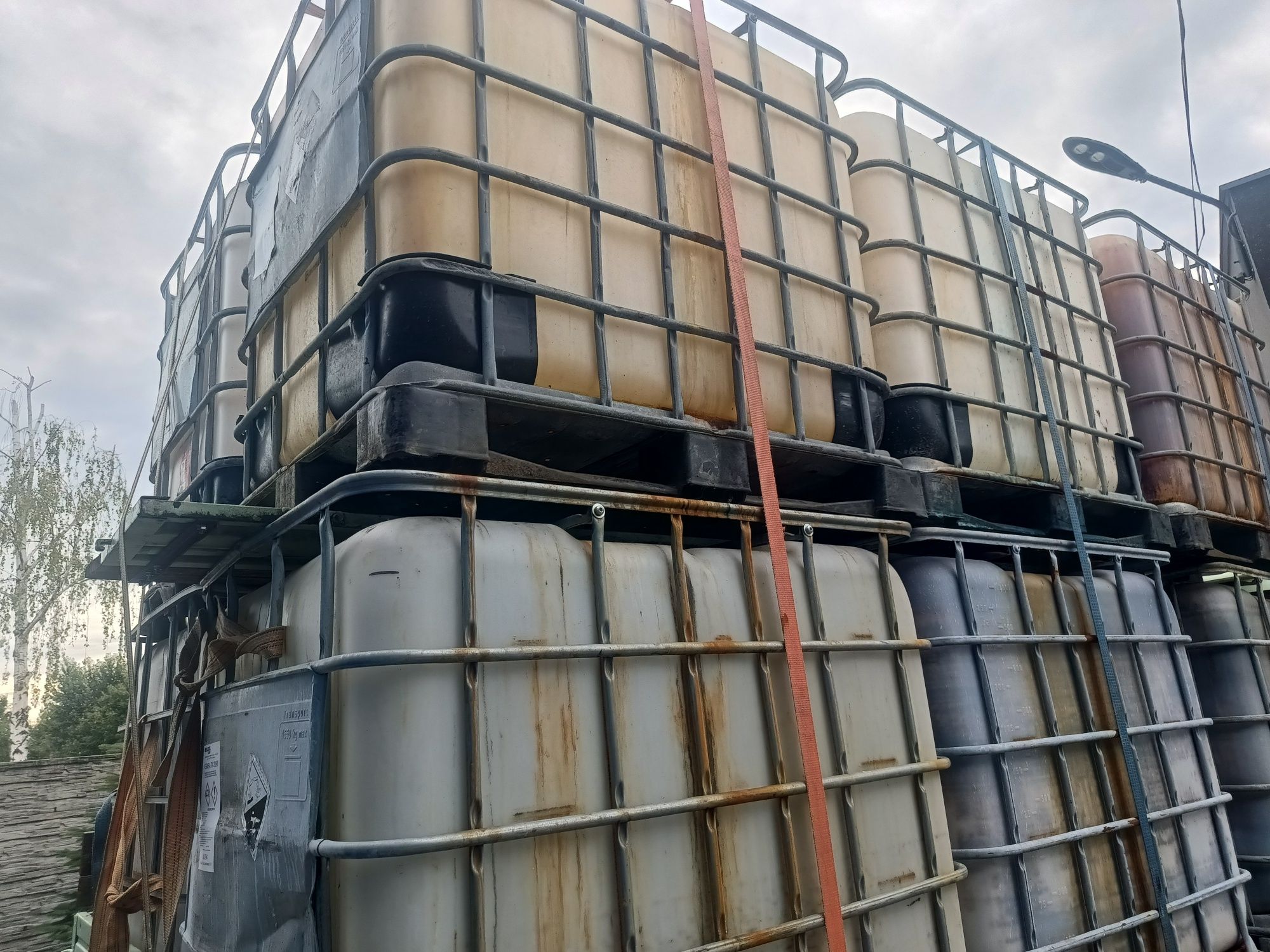 Mausery Zbiorniki Mauser 1000L Woda Deszczówka Podlewanie Transport