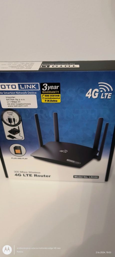Router wifi na kartę sim