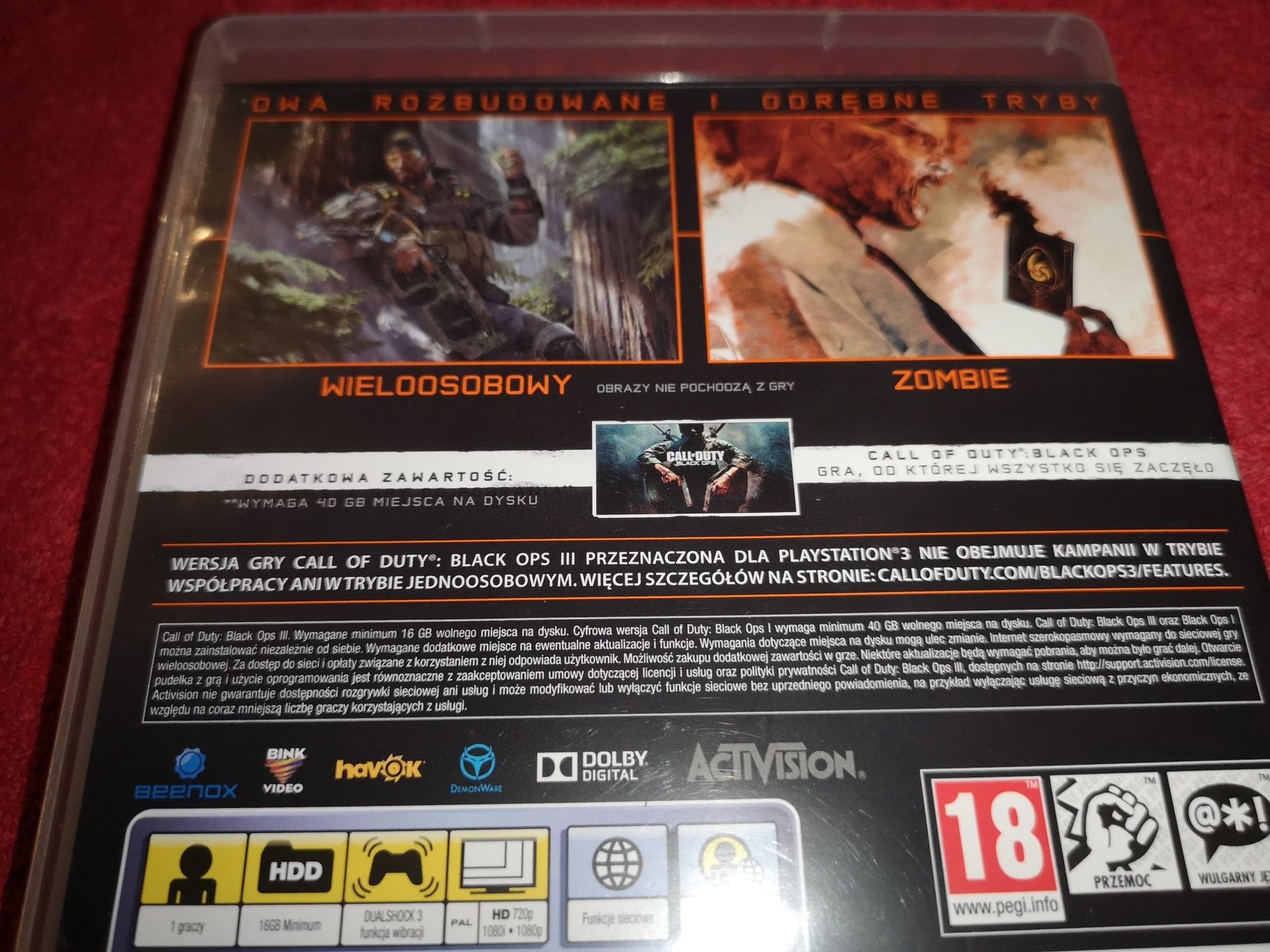 Call of Duty Black OPS 3 PS3 gra PL (wyd polskie) sklep Ursus