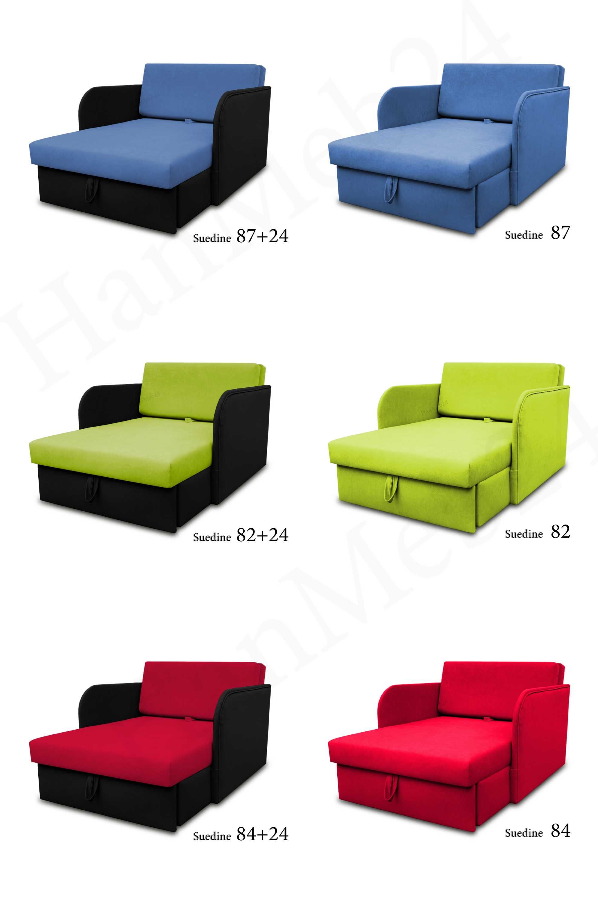 Łóżko tapczanik sofa Kubuś fotel dla dziecka rozkładany