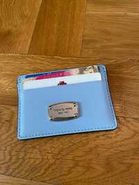 Kartownik portfelik portfel Michael Kors baby blue cardholder