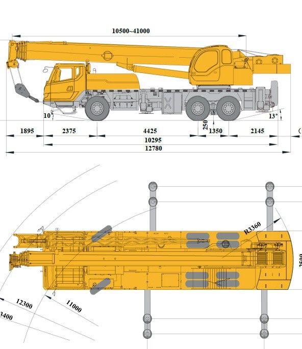 Оренда автокрана. Послуги машека, китаєць XCMG, 25, 55, 80, 100, 170 т