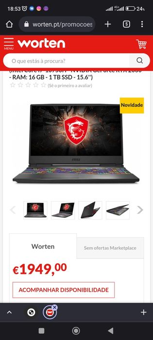 Portátil Gaming MSI GP65 Leopard