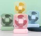 Wentylator Przenośny Mini Fan ładowanie USB Mocny Wiatrak Biurkowy