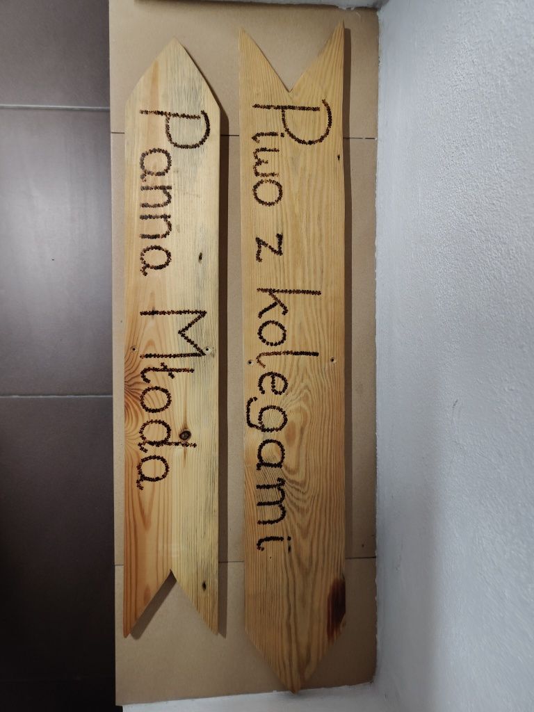 Drogowskaz Weselny- Handmade/ Dekoracja Weselna/Dekoracje Ślubne