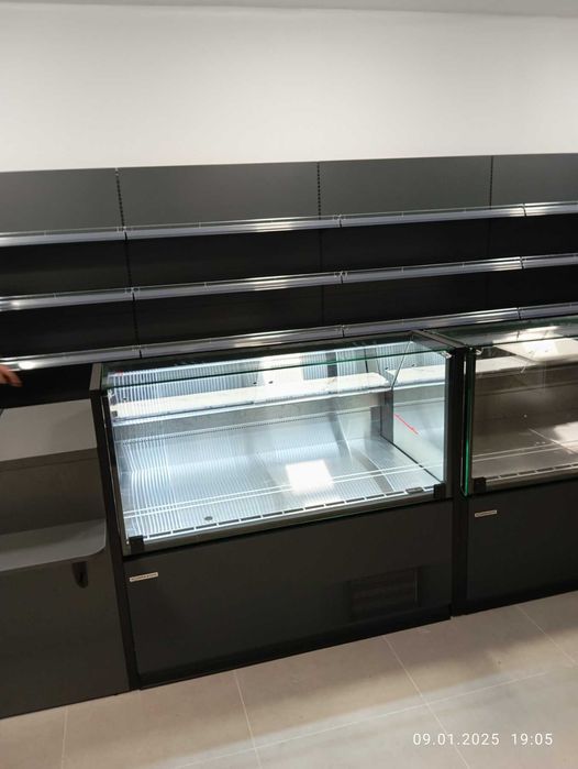 Холодильна вітрина гастрономічна напольна в наявності на складі графіт